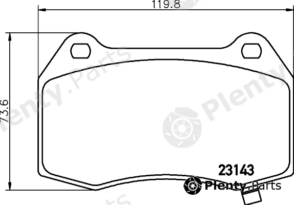 Cobreq N-395 — Brake Pad Set, disc brake