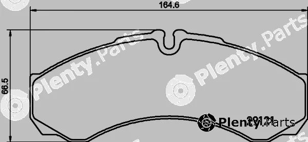 Cobreq N-557 — Brake Pad Set, disc brake