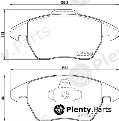 Cobreq N-1175 — Brake Pad Set, disc brake