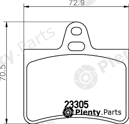 Cobreq N-1170 — Brake Pad Set, disc brake