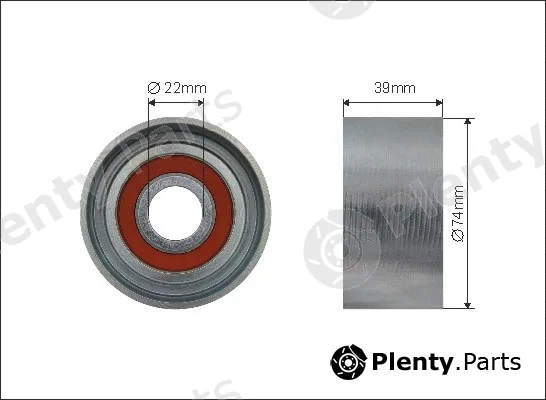 Caffaro 500588 — Tensioner Pulley, V-ribbed belt