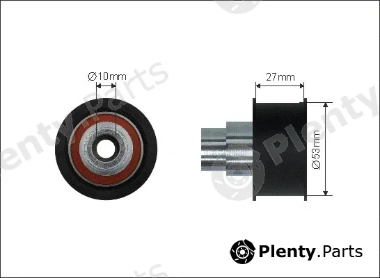 Caffaro 182-89 — Deflection/Guide Pulley, timing belt