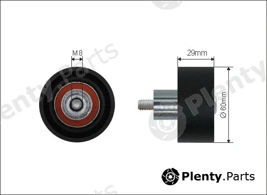 Caffaro 15-15 — Deflection/Guide Pulley, timing belt