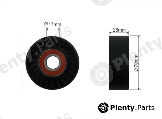 Caffaro 11-95 — Tensioner Pulley, V-ribbed belt