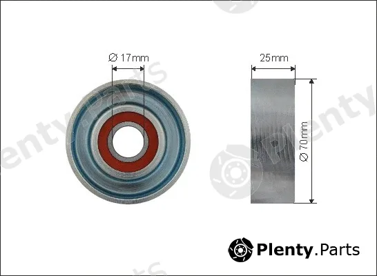 Caffaro 500525 — Tensioner Pulley, V-ribbed belt