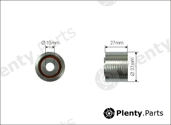Caffaro 70-71 — Deflection/Guide Pulley, V-ribbed belt