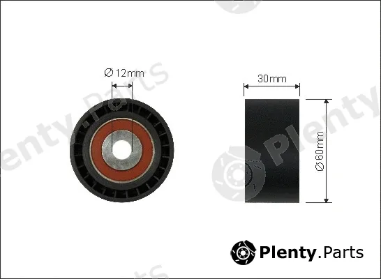 Caffaro 500167 — Tensioner Pulley, timing belt