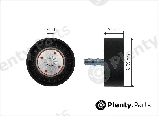Caffaro 425-26 — Deflection/Guide Pulley, timing belt