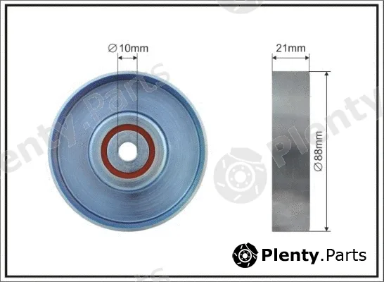 Caffaro 500639 — Deflection/Guide Pulley, V-ribbed belt