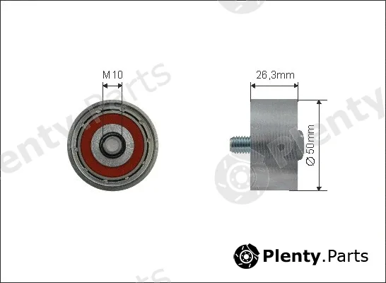 Caffaro 500486 — Deflection/Guide Pulley, V-ribbed belt