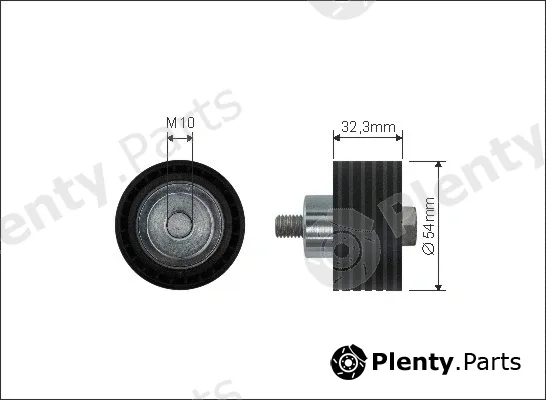 Caffaro 500218 — Deflection/Guide Pulley, timing belt