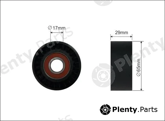 Caffaro 13-00 — Tensioner Pulley, V-ribbed belt