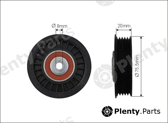 Caffaro 82-22 — Tensioner Pulley, V-ribbed belt