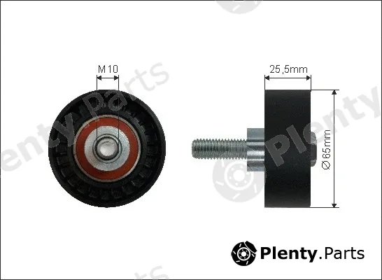 Caffaro 05-19 — Deflection/Guide Pulley, V-ribbed belt