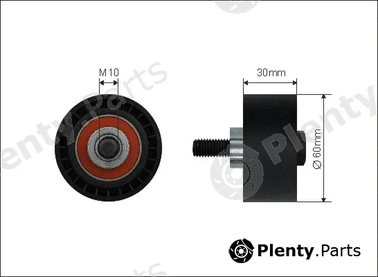 Caffaro 210-37 — Deflection/Guide Pulley, timing belt