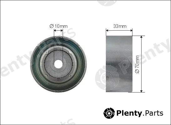Caffaro 500374 — Deflection/Guide Pulley, V-ribbed belt