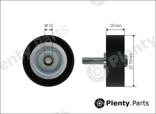 Caffaro 176-37 — Tensioner Pulley, V-ribbed belt