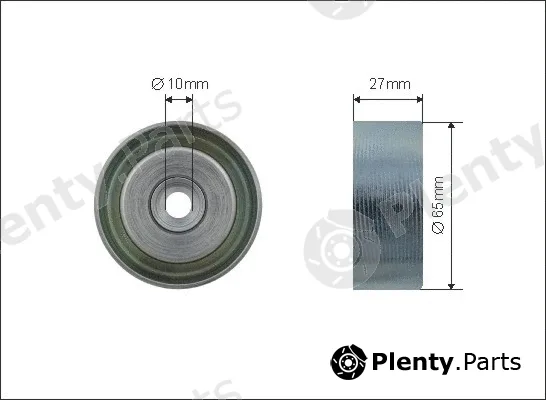 Caffaro 500447 — Tensioner Pulley, V-ribbed belt