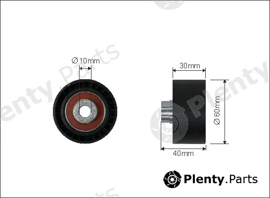 Caffaro 23-44 — Deflection/Guide Pulley, timing belt