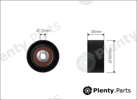 Caffaro 23-32 — Deflection/Guide Pulley, timing belt