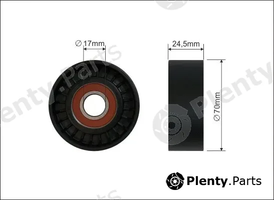 Caffaro 16-89 — Tensioner Pulley, V-ribbed belt