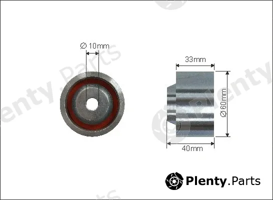 Caffaro 373-131 — Deflection/Guide Pulley, timing belt