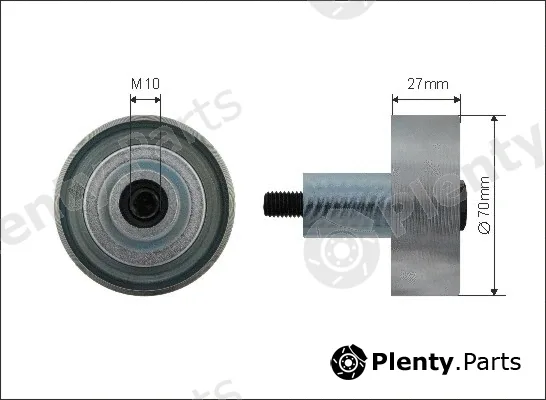 Caffaro 500479 — Deflection/Guide Pulley, V-ribbed belt