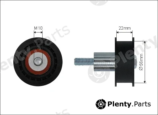 Caffaro 27-48 — Deflection/Guide Pulley, timing belt