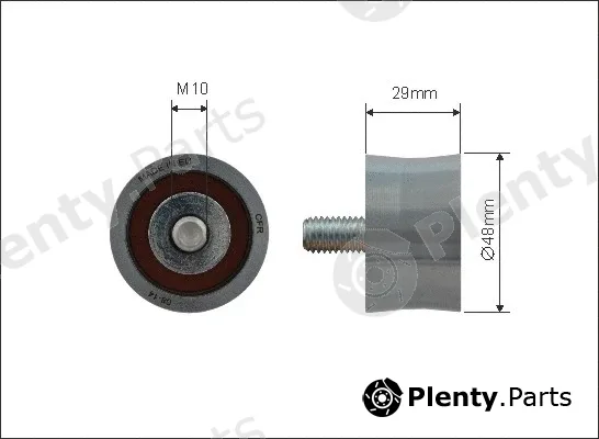 Caffaro 500139 — Deflection/Guide Pulley, timing belt