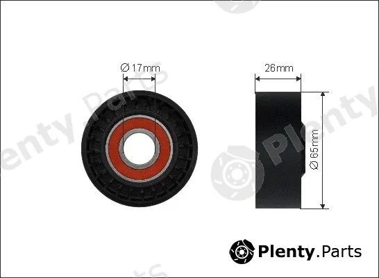Caffaro 05-96 — Tensioner Pulley, V-ribbed belt