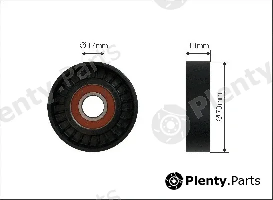Caffaro 500271 — Tensioner Pulley, V-ribbed belt
