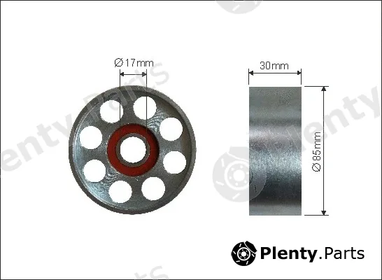 Caffaro 292-00 — Tensioner Pulley, V-ribbed belt