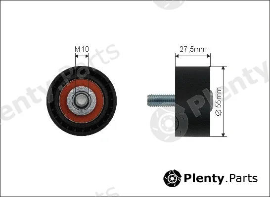 Caffaro 320-99 — Deflection/Guide Pulley, timing belt