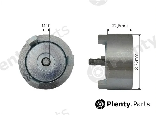 Caffaro 500551 — Deflection/Guide Pulley, V-ribbed belt