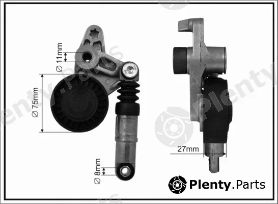 Caffaro 126540SP — Tensioner Lever, V-ribbed belt