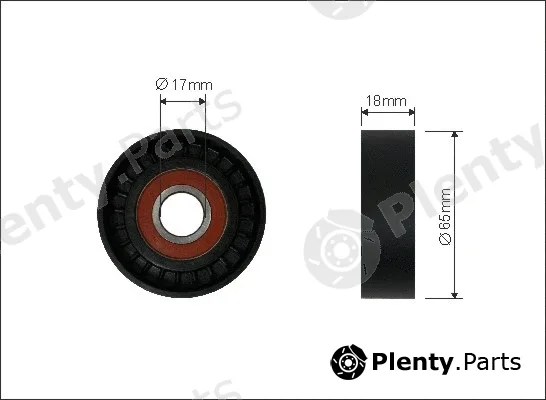 Caffaro 93-00 — Tensioner Pulley, V-ribbed belt