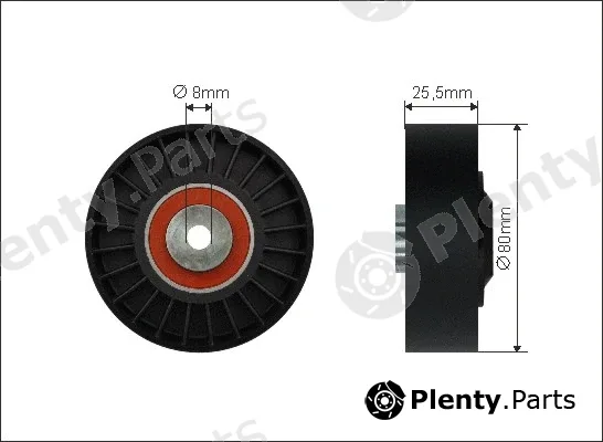 Caffaro 21-18 — Deflection/Guide Pulley, V-ribbed belt