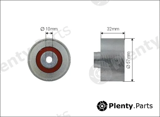 Caffaro 247-99 — Deflection/Guide Pulley, timing belt