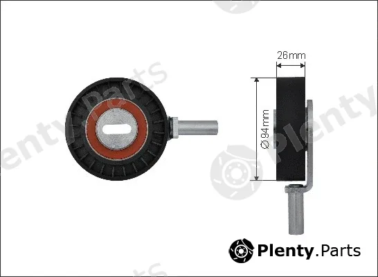 Caffaro 500297 — Deflection/Guide Pulley, timing belt