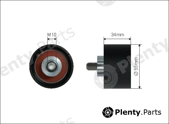 Caffaro 160-13 — Deflection/Guide Pulley, timing belt