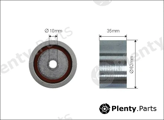 Caffaro 364-129 — Deflection/Guide Pulley, timing belt