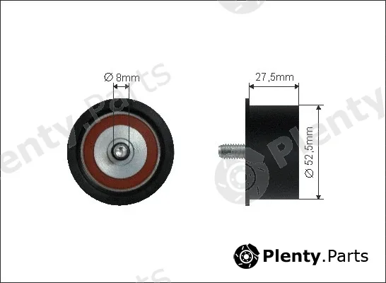 Caffaro 154-49 — Deflection/Guide Pulley, timing belt