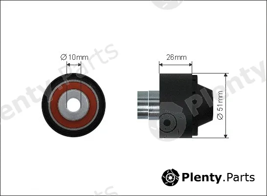 Caffaro 137-30 — Deflection/Guide Pulley, V-ribbed belt