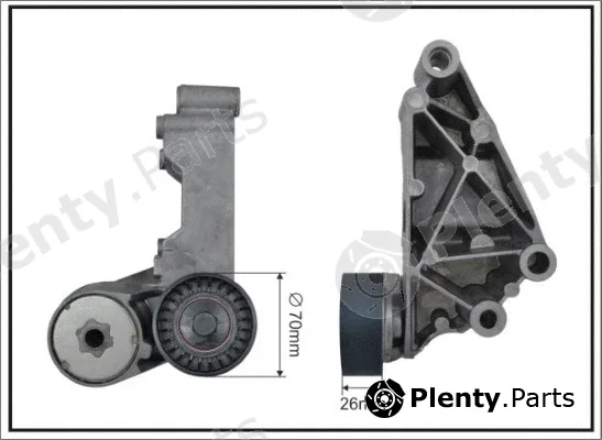 Caffaro 100188SP — Tensioner Lever, V-ribbed belt