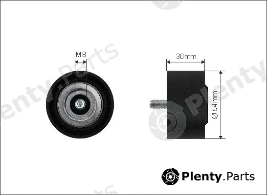 Caffaro 25-98 — Deflection/Guide Pulley, V-ribbed belt