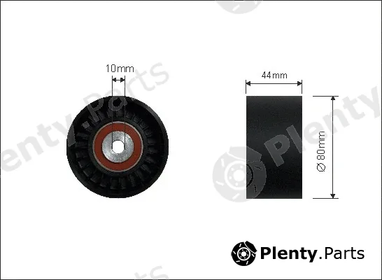 Caffaro 205-76 — Deflection/Guide Pulley, V-ribbed belt