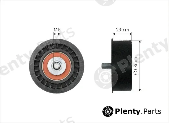 Caffaro 14-18 — Deflection/Guide Pulley, timing belt