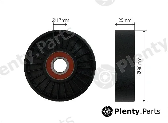 Caffaro 12-00 — Tensioner Pulley, V-ribbed belt