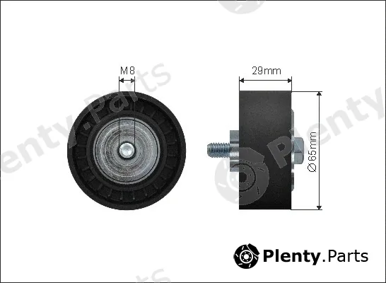Caffaro 13-12 — Deflection/Guide Pulley, V-ribbed belt