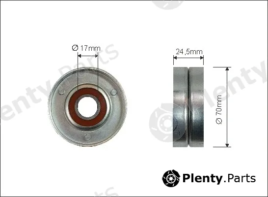 Caffaro 66-98 — Tensioner Pulley, V-ribbed belt